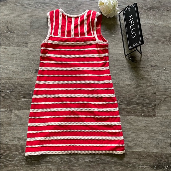 Red White Striped Dress Medium - Picture 4 of 4